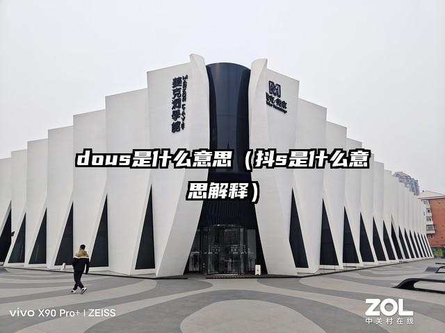 dous是什么意思（抖s是什么意思解释）