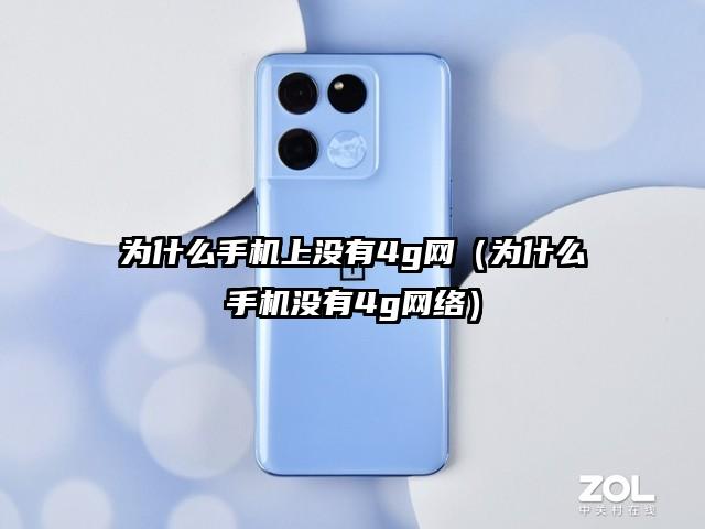 为什么手机上没有4g网（为什么手机没有4g网络）