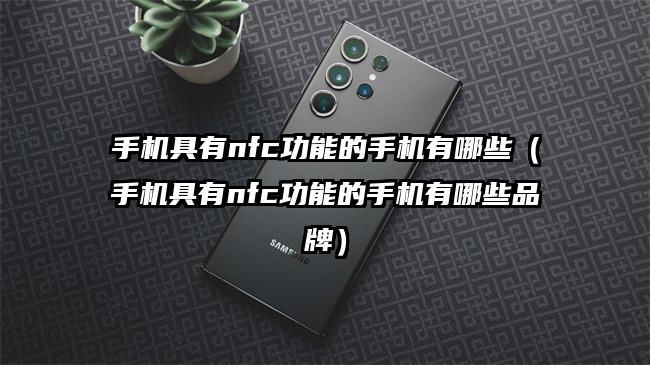 手机具有nfc功能的手机有哪些（手机具有nfc功能的手机有哪些品牌）