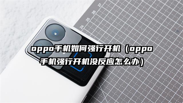 oppo手机如何强行开机（oppo手机强行开机没反应怎么办）