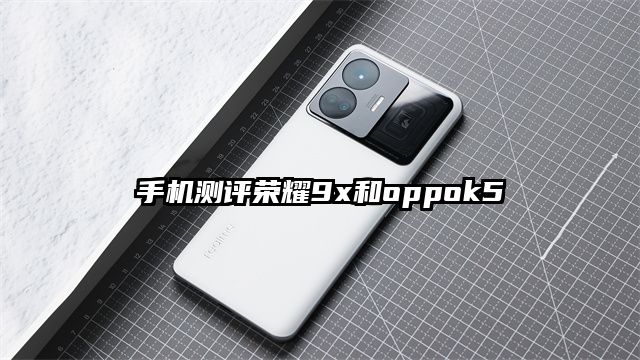 手机测评荣耀9x和oppok5