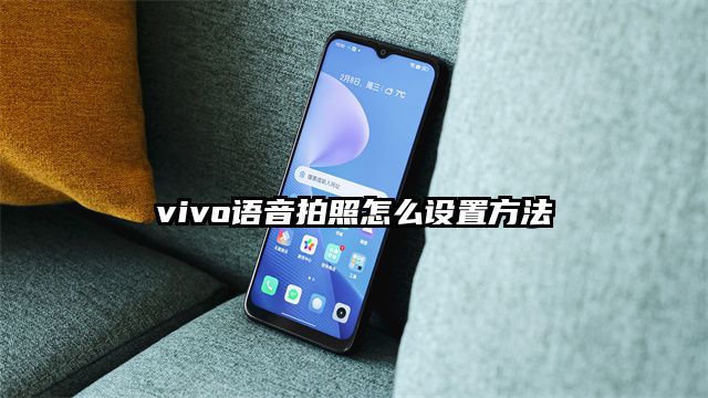 vivo语音拍照怎么设置方法